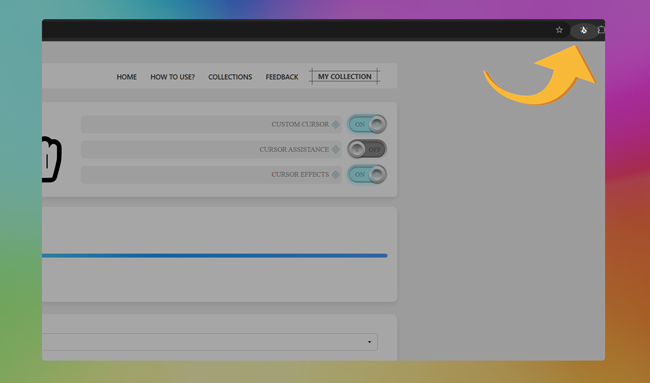 Apri il popup dell'estensione